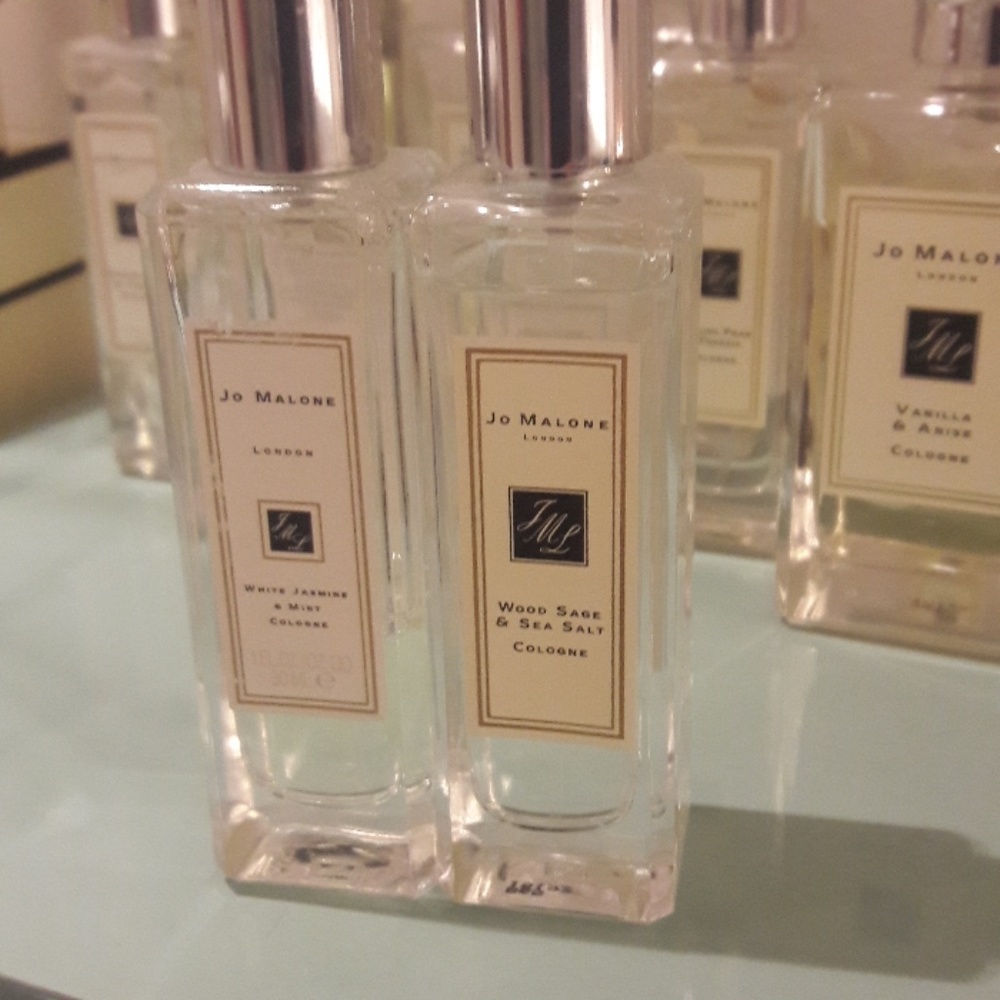 Jo Malone wood sage & sea salt and white jassmine